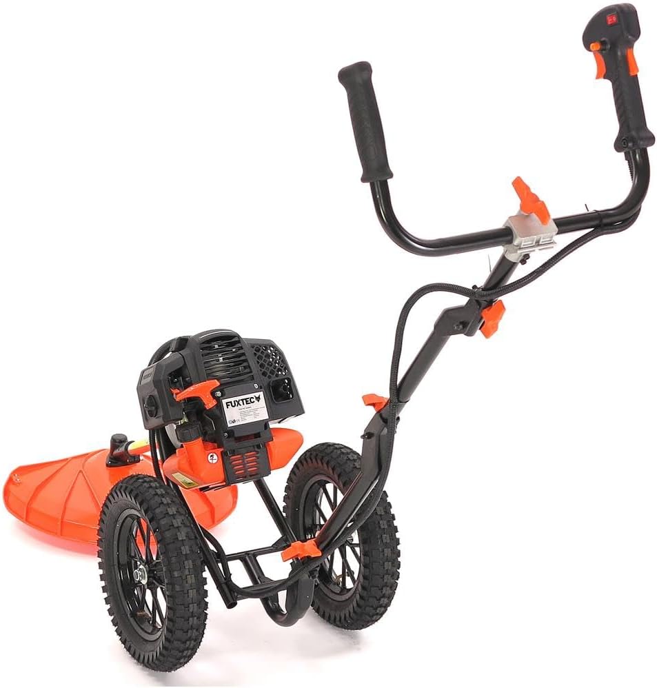 Rear view of Fuxtec FX-FSR152 showing handlebar attachment