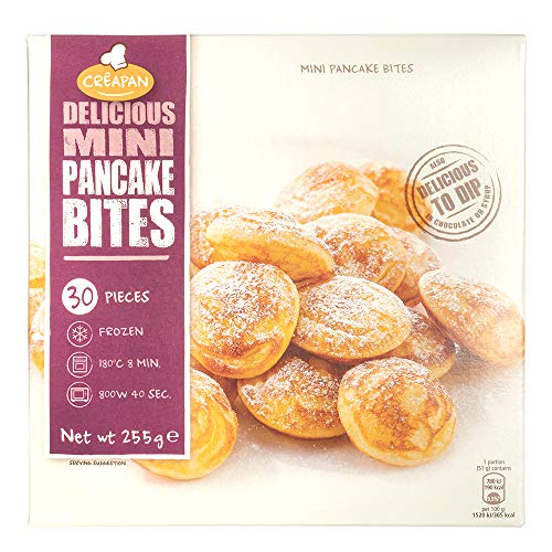 Creapan Mini Pancake Bites | Pancakes | Dessert | Breakfast 225 g - Frozen Packaging may vary