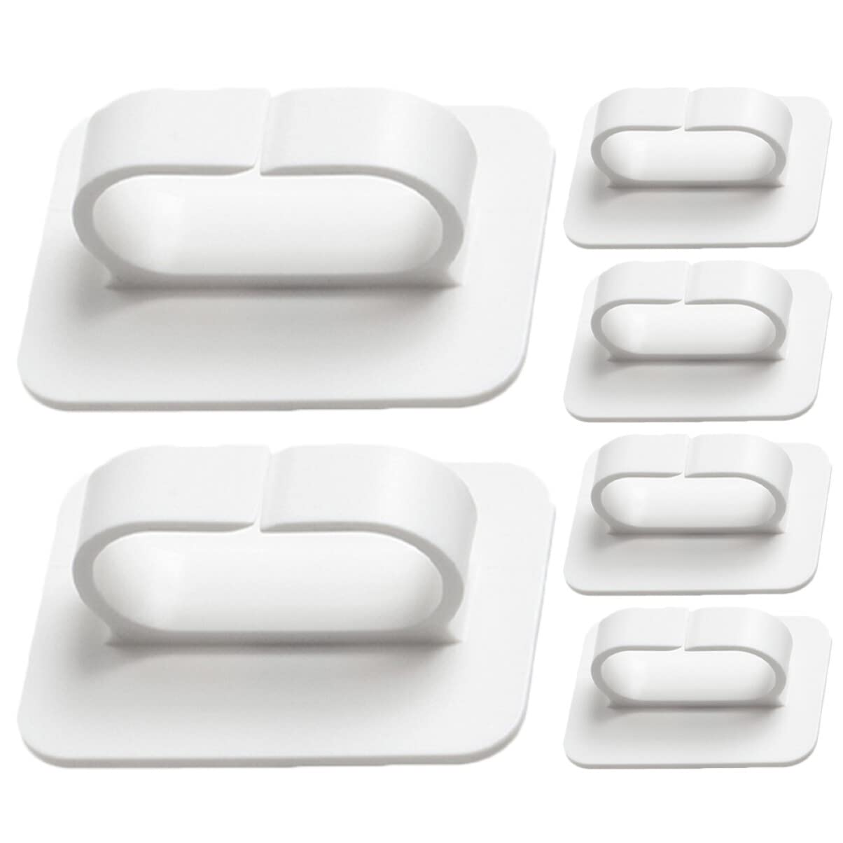VASDEV 24 Piezas Gancho de Apertura de Anillo Colgador de Pared Decorativo Soporte de Enchufe Gancho de Cocina Gancho de Pared Resistente Perchas de Almacenamiento Ganchos para Perchero G