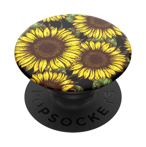 PopSockets Phone Grip with Expanding Kickstand, Adhesive Grip - Sunflower Power