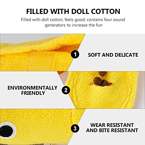 POPETPOP Squeak Brinquedos Do Cão para Chewers 2- Em- 1 Interativo Recheado De Pelúcia Brinquedo Do