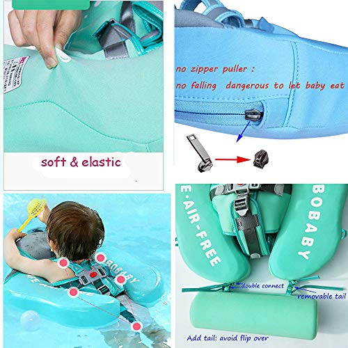2020 Newest Size Improve ADD Tail NO FLIP Over Mambobaby Solid Swimming Float No Need Inflatable Swimming Ring Swim Training Aid for Bathtub Pools Swim Trainer Swim Float - Thumbnail 4
