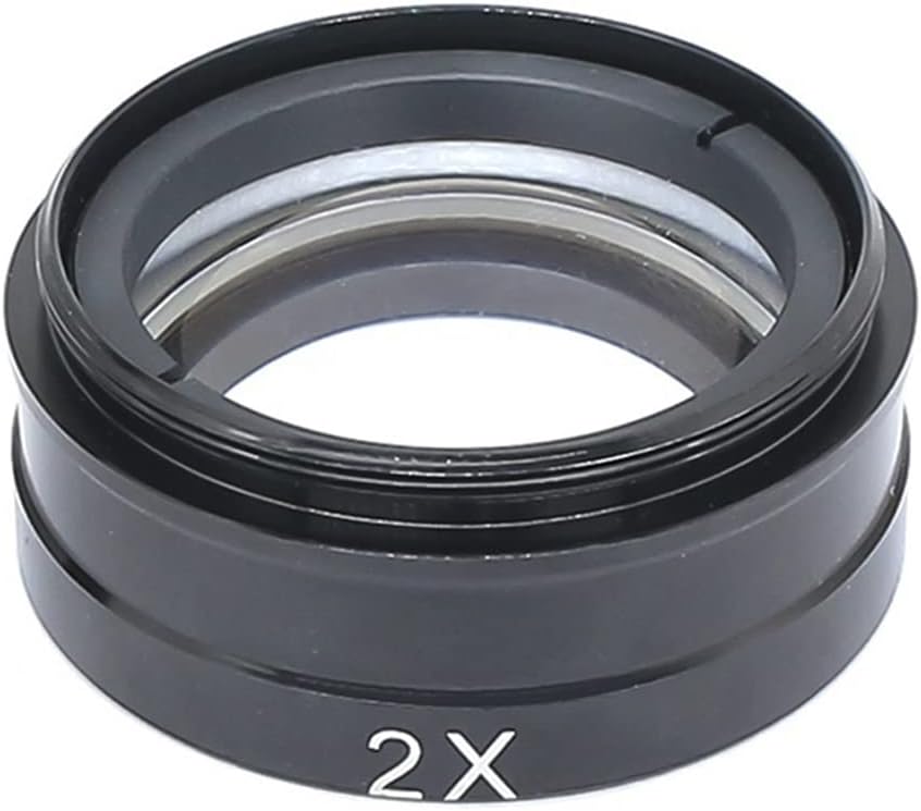 Microscopes Equipment 2X Industry Microscope Camera Objective Lens Adapter for 360X Zoom Digital Microscope Camera C-MOUNT Lens Barlow Auxiliary Lens