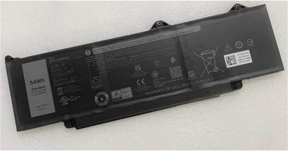 互換バッテリー R73TC GrwkG DR02P 適用される For GTG7N 3340 3440 11.4v 54wh 交換用