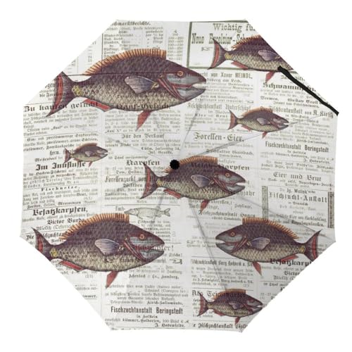 Parapluie voyage de qualité supérieure avec mandala doré chic