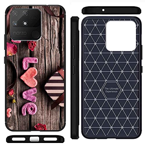 Image of Amazon Brand - Solimo Mobile Case Rubber Pouch for Realme Narzo 50A (SOLRMN50ACF0048 Multicolor)
