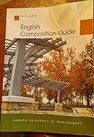ENGLISH COMPOSITION GUIDE 2015-2016 AUBURN UNIVERSITY AT MONTGOMERY ((PAPERBACK) 1598717928 Book Cover