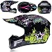 Produktbild Herren Vollgesichts-Motorradhelm mit Geschenk, Maske und Visier Off-Road-Motorradsturzhelme Moto Motocross Racing Protection Safety Caps