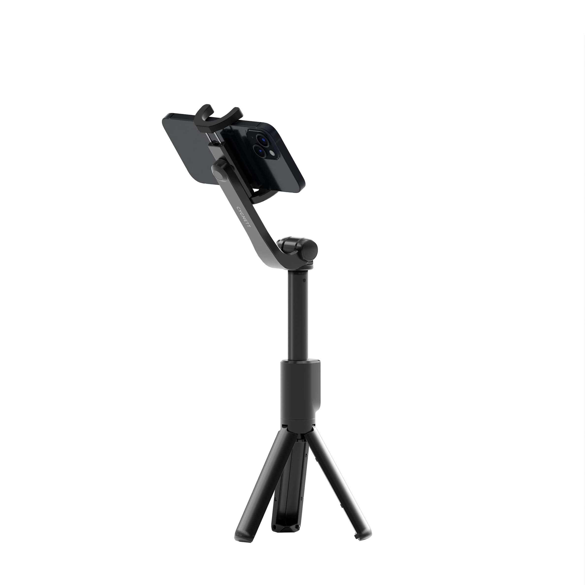 CYGNETT GoStick CY1735UNSES - Palo selfie Bluetooth y trípode - Negro CY1735UNSES, funcionalidad versátil, control de cámara Bluetooth, palo telescópico - 62 cm