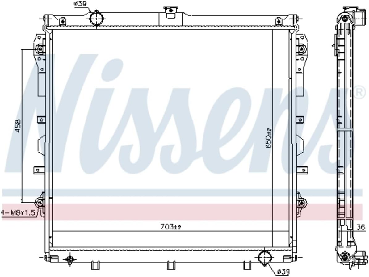 Nissens Radiator - 606523