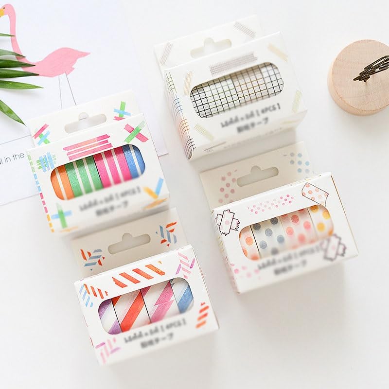 Washi Masking Tape Set Paper Tapes DIY Scrapbooking Sticker