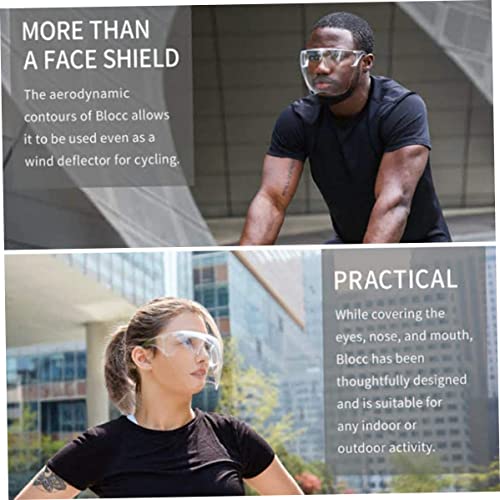 Rachlicy Shield facciale trasparente Maschera di