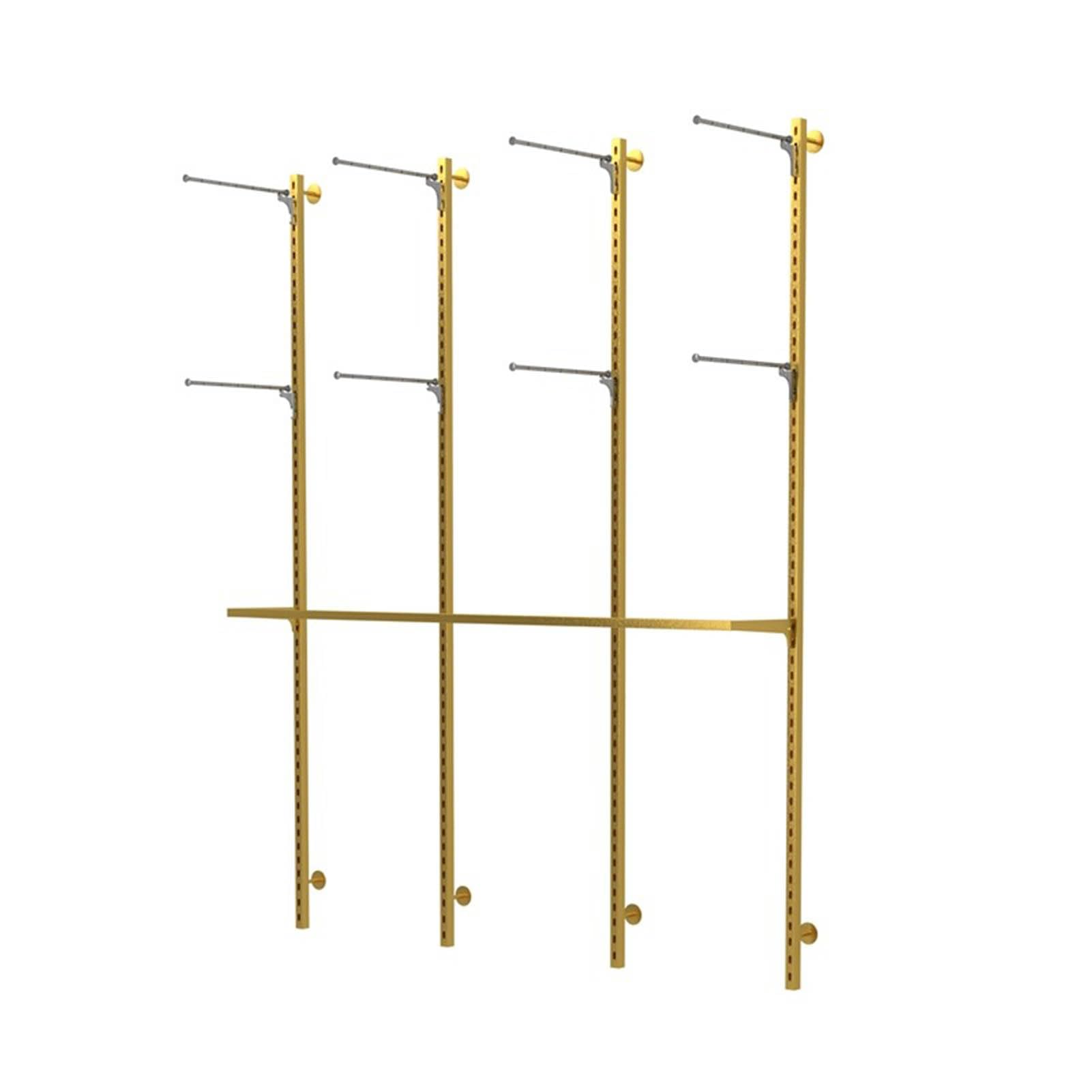 DETMOL Wall-mounted metal underwear display stand, versatile for retail stores, beachwear, scarves, socks, gloves and accessories