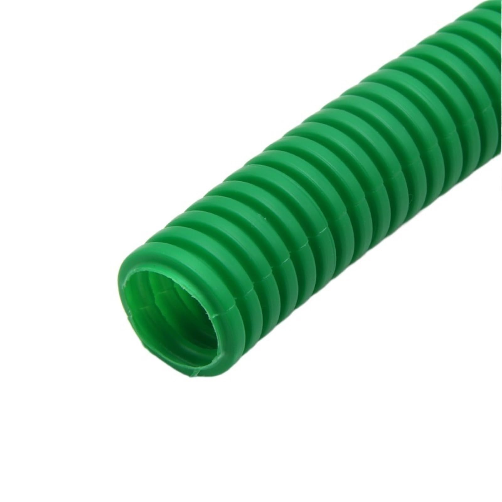 Guaina per Cavi Elettrici 1/5/10 M PP Isolato Tubo Corrugato Filo Tubo Filettatura Tubo di Plastica Tubo Corrugato Manicotto Protettivo 7.5mm-34.5mm(Green Closure,AD 25 X ID 20MM_10 Meters)