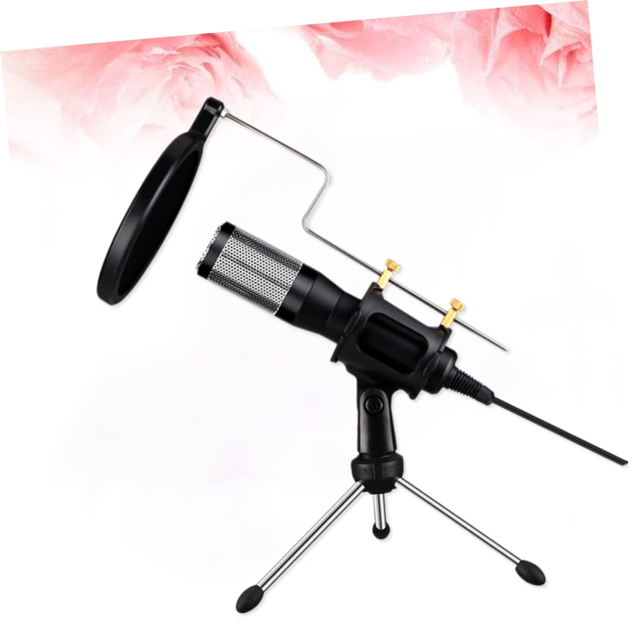 ERINGOGO USB Plug and Play Microphone for Computer Ultra Long Distance Voice Chat Mic for Video Conferencing Broadcasting Podcasting and Online Gaming Black