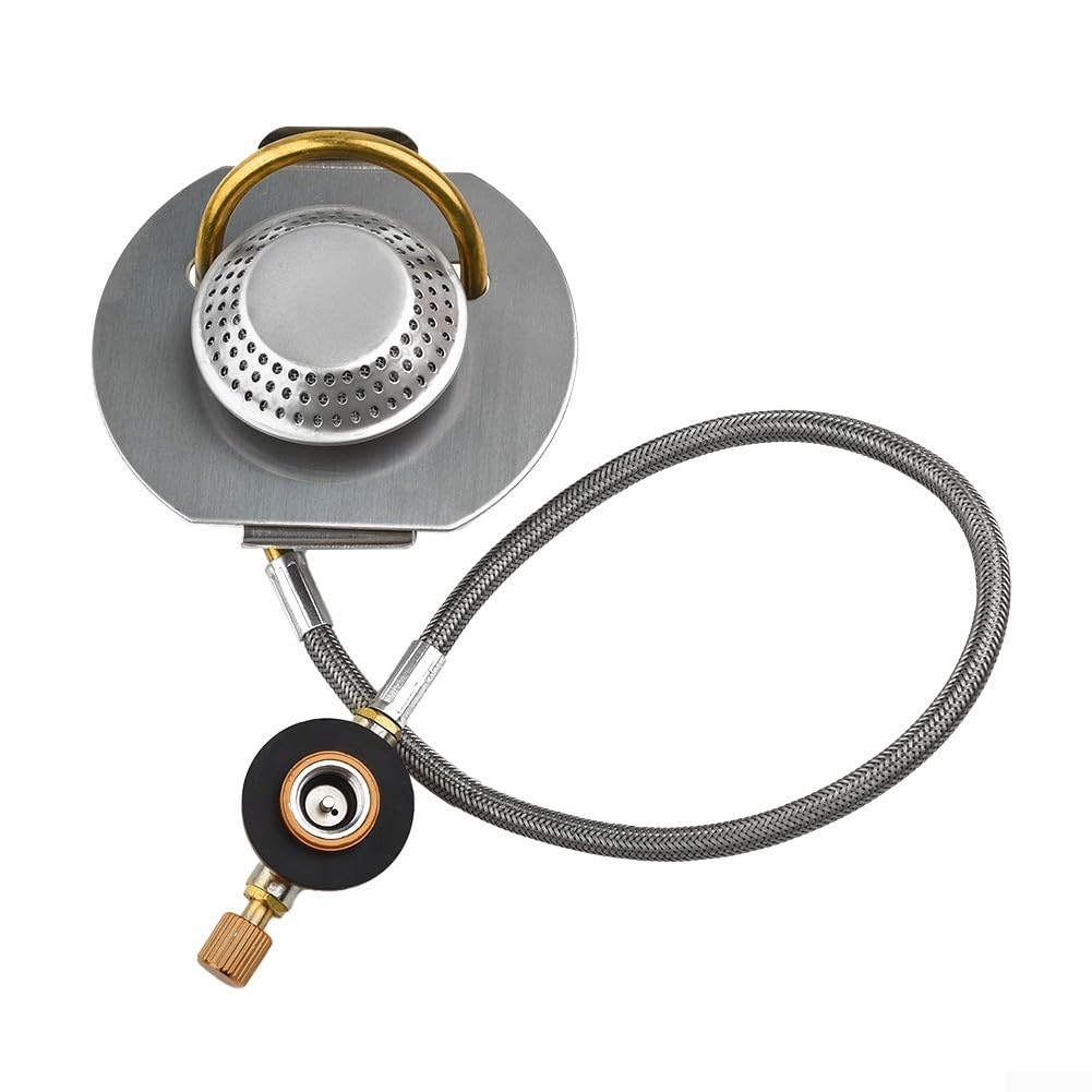 Windproof Camping Gas Stove, Stainless Steel Camping Stove Gas Stoves, Outdoor Cooking Stove Split Burner For Trangia Stove GS2000