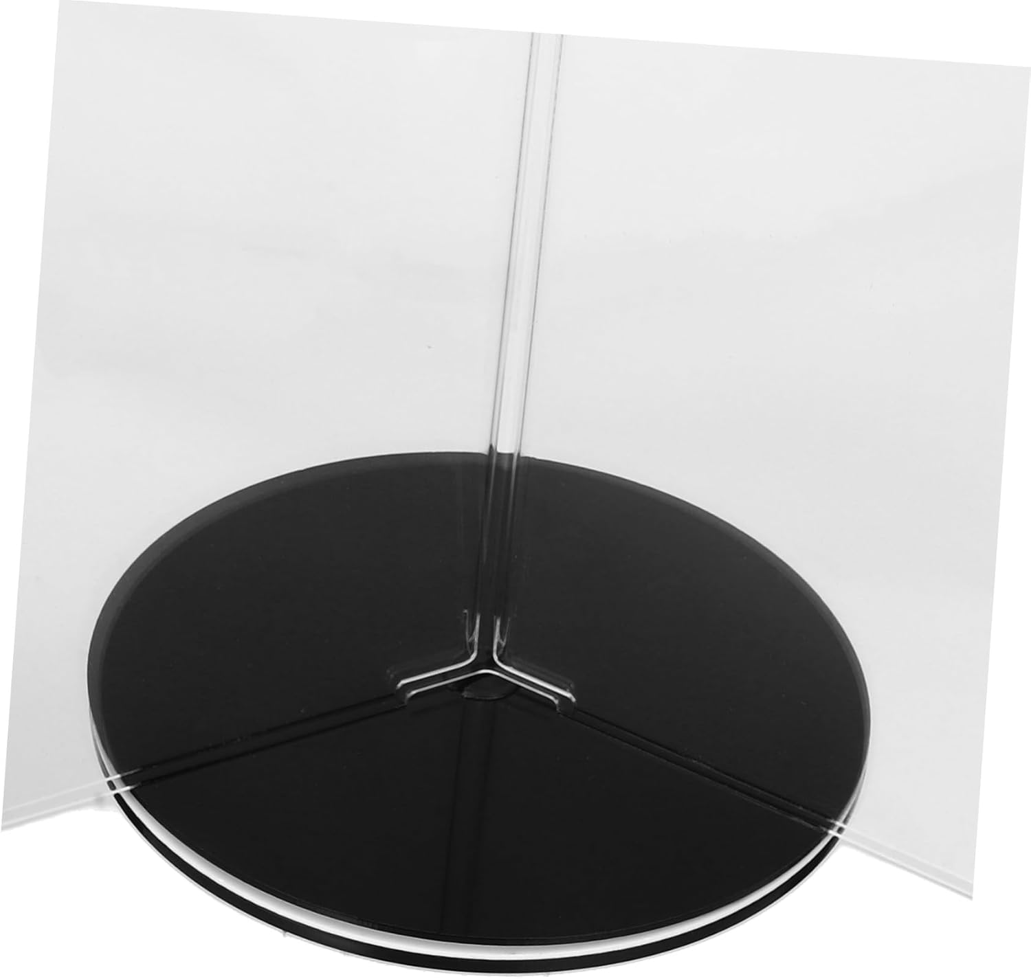 ERINGOGO A5 Acrylic Sign Holder 6-Sided Rotatable Menu Stand with Base for Restaurants Cafes and Events Multi-Sided Display Stand for Tabletop Use