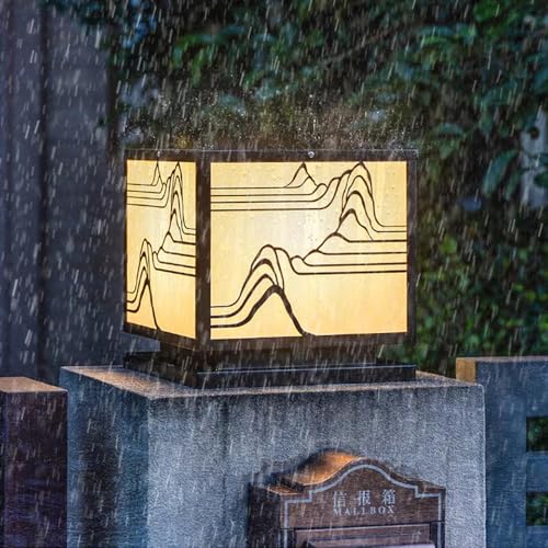 Luz de la puerta de la cabeza de la pared impermeable exterior solar LED 2