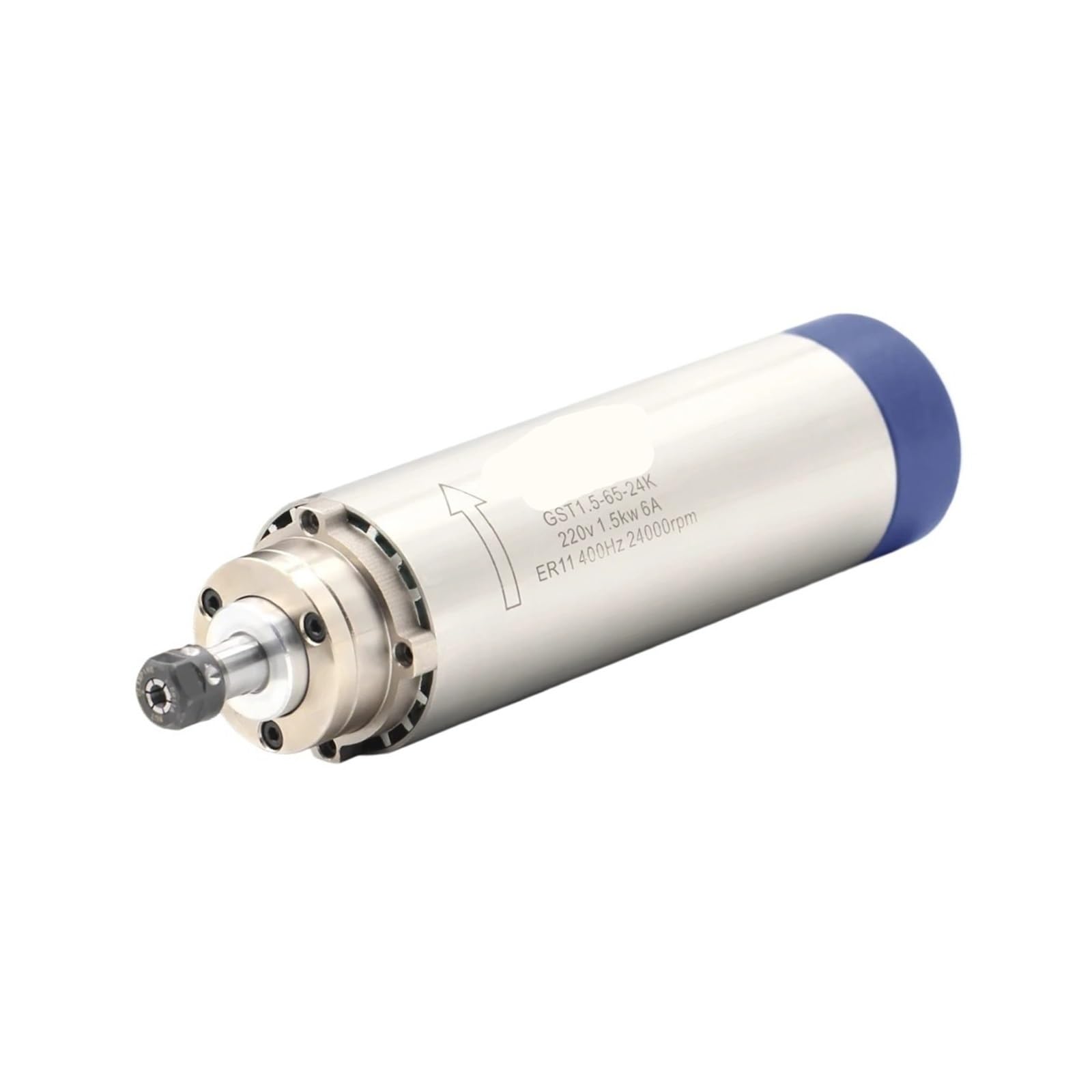 Evpeoetcpc 220V Cnc Machine Spindle Motor, 1.5Kw Air Cooled Spindle Motor 24000Rpm With Er11 Collet 4 Pcs Bearings For Router Engraving(220V)