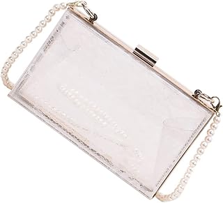 TENDYCOCO 1pc Acrylic Bag Wedding Purse Clear Crossbody Purse Bag Womens Tote Handbags Transparent Clutch Purse Clear Handbags for Women Clear Evening Bags Single-Shoulder Bag Cross Body Bag
