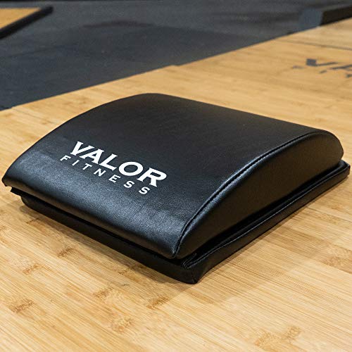 Valor Fitness Ab Mat - Sit Up Mat for Ab Workout with Back Support and Core Strengthening with Detachable Extended Pad