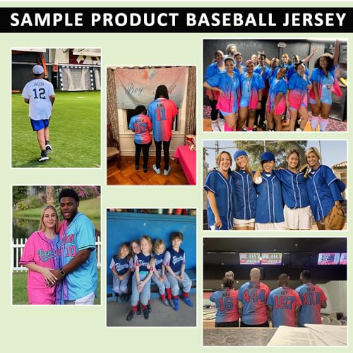 Camiseta personalizada de béisbol Barber Shop para hombres, mujeres y niños miniatura 5
