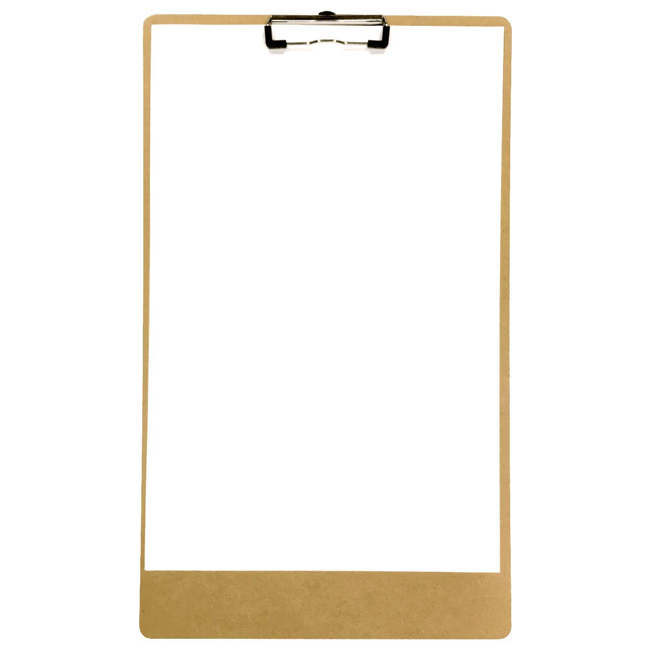 Ruby Paulina 11x17 Clipboard Hardboard Panel Featuring a Low Profile Clip Light Brown (544462)