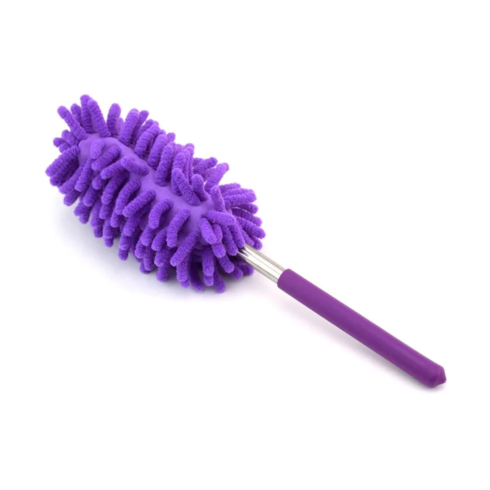 Feather Duster 1PC Household Feather Duster Retractable Removal Brush Cleaning Sweeping Adsorption(Black)