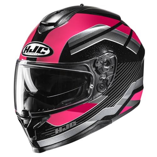 Casque moto intégral HJC C70 Belis Mc8 avec écran solaire rétractable