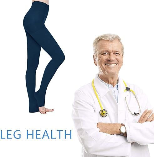 Miniatura 8 de Medias de compresión médica para mujeres y hombres, tamaño grande, soporte opaco, 20-30mmHg, medias de manguera graduadas firmes, tratamiento de