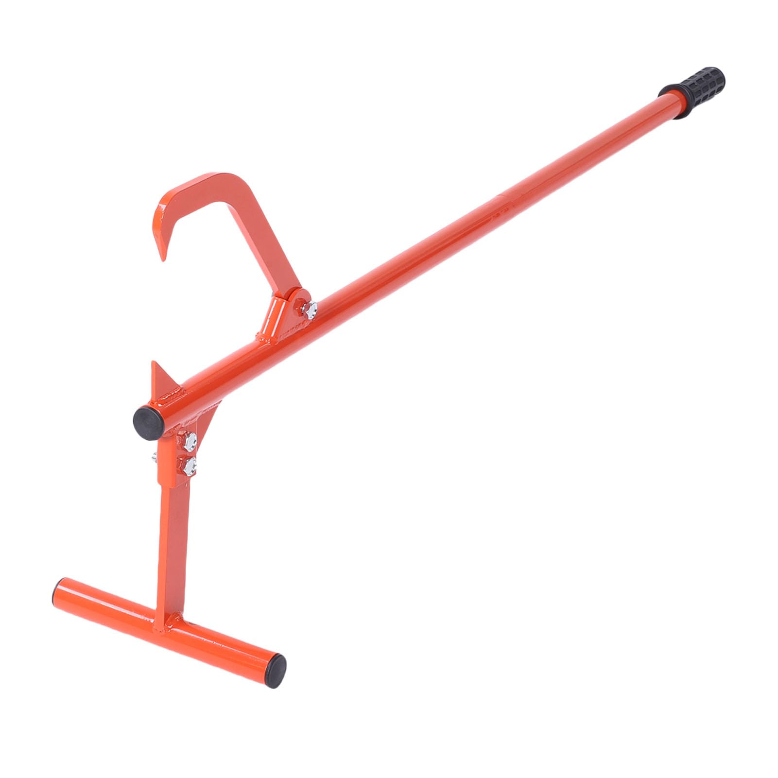 Kikumi Gancho Ajustable para Rodillo de Troncos, Herramienta Forestal de Acero Resistente con Empuñadura de Goma para Levantar y Rodar Troncos de hasta 38 Cm (15 pulgadas).