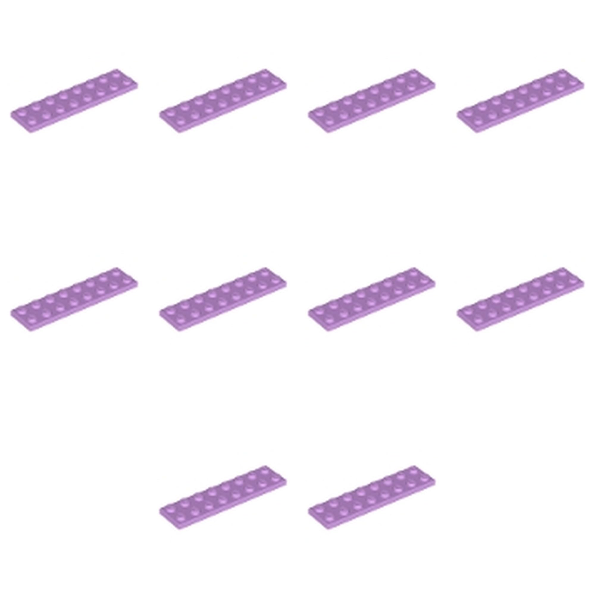 LEGO Plate 2 x 8, Part 3034 (Medium Lavender, 2, count) โ image 1