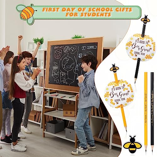 Set de 50 lápices con temática de abejas miniatura 6