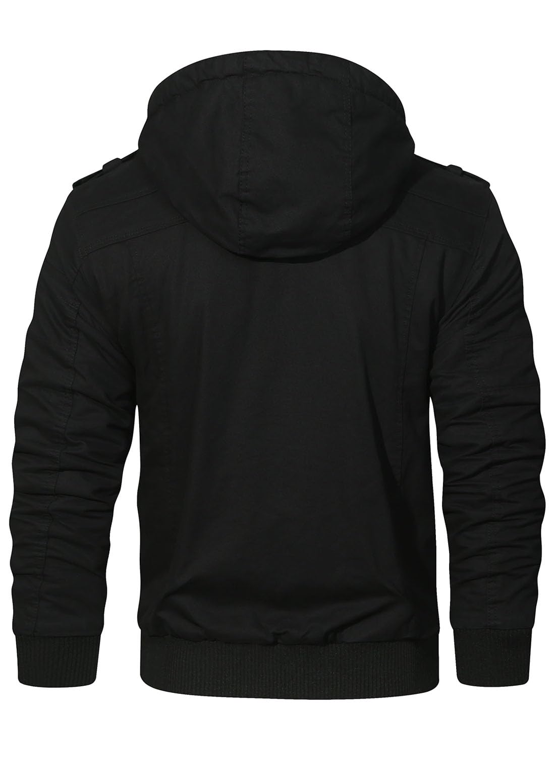 HOOD CREW Herrenjacken Winter Thicken Fleece gefütterte Oberbekleidung Taktische Militär Cargo Jacke mit Kapuze