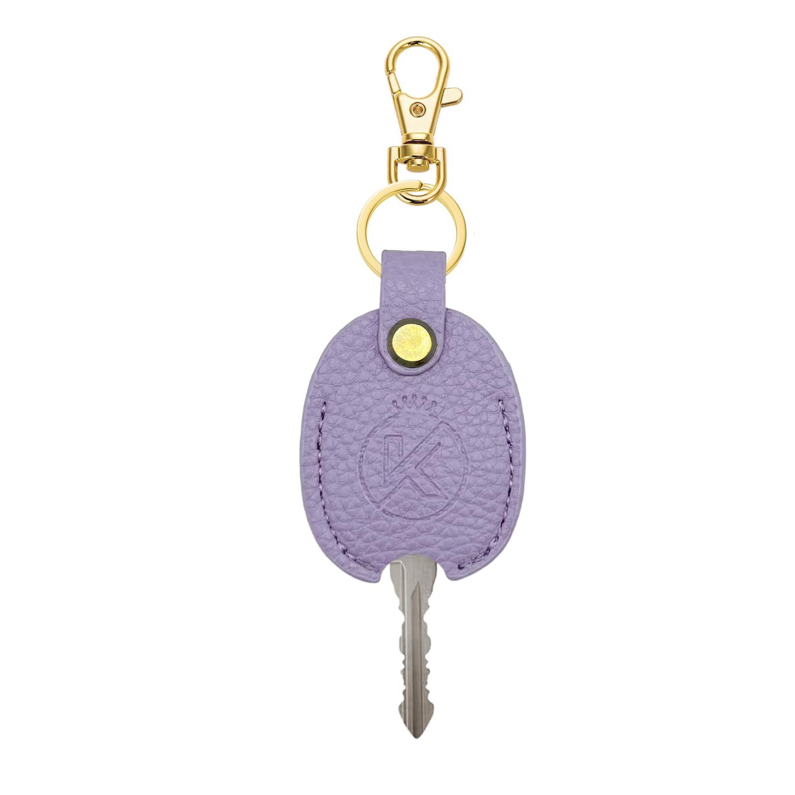 KRSURERICHER Leather Car Key Cover | for Broken Key, Key Sleeve, Key Loop Replacement, Key Fob Protector Keychain