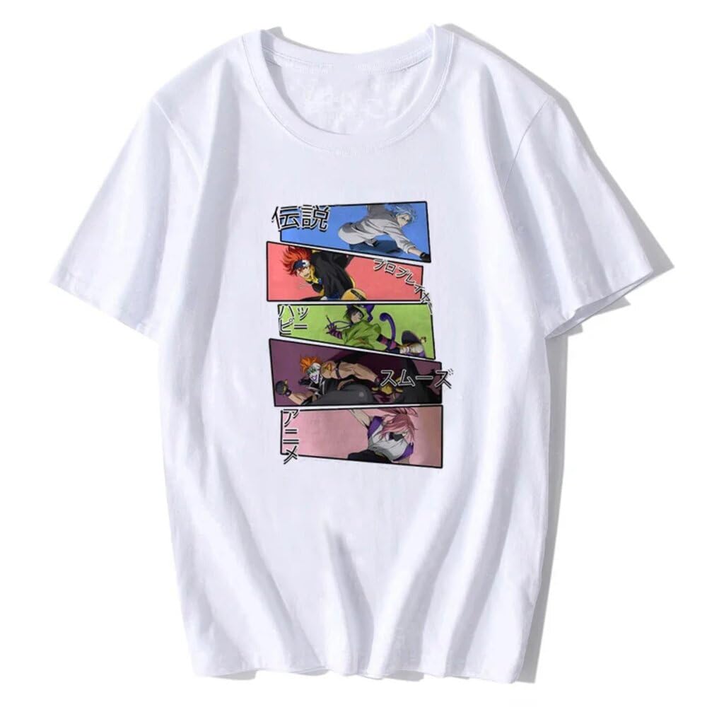 Amdetuns Men's White Sk8 The Infinity T Shirt Cotton T Shirt Tumblr Aesthetic Kawaii T-Shirt Tees Streetwear Harajuku S