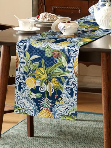 Wrapaholic WBTB-13-PINEAPPLE Tropical Vibe Table Runner thumb #2