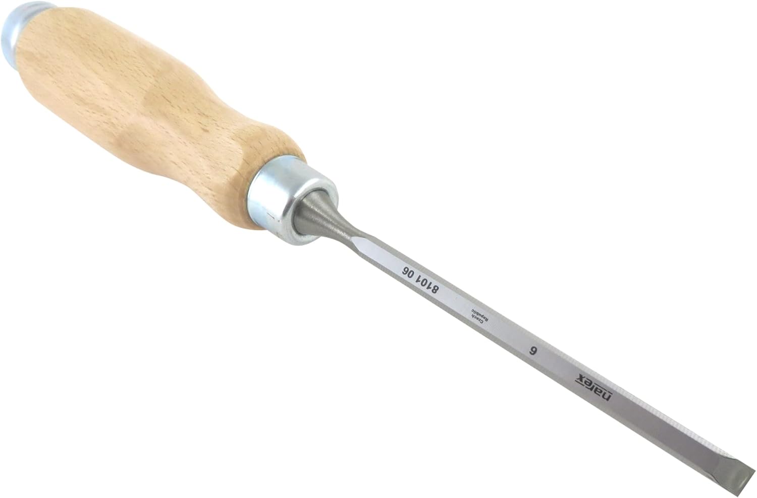 Narex Czech Steel Profi Professional Woodworking Cabinetmakers Chisel with European Beech Wood Handle Sizes from 3 mm to 50 mm (6 mm - 1/4)