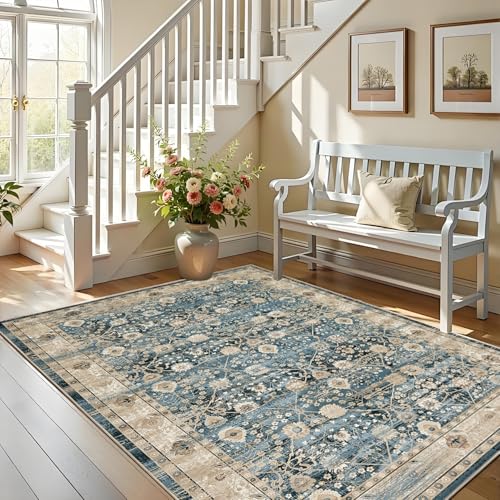 WTHYGB Teppich Läufer Flur, Küchenläufer 120x170cm rutschfest Waschbar – Ansicht 1