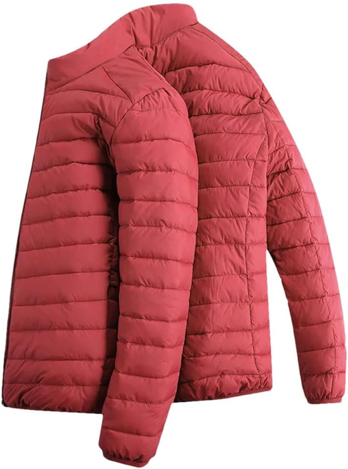 Men's Winter Warm Lightweight Down Jacket Outdoor Hooded Windproof Parka Coat Skiing Hiking Camping Jackets
