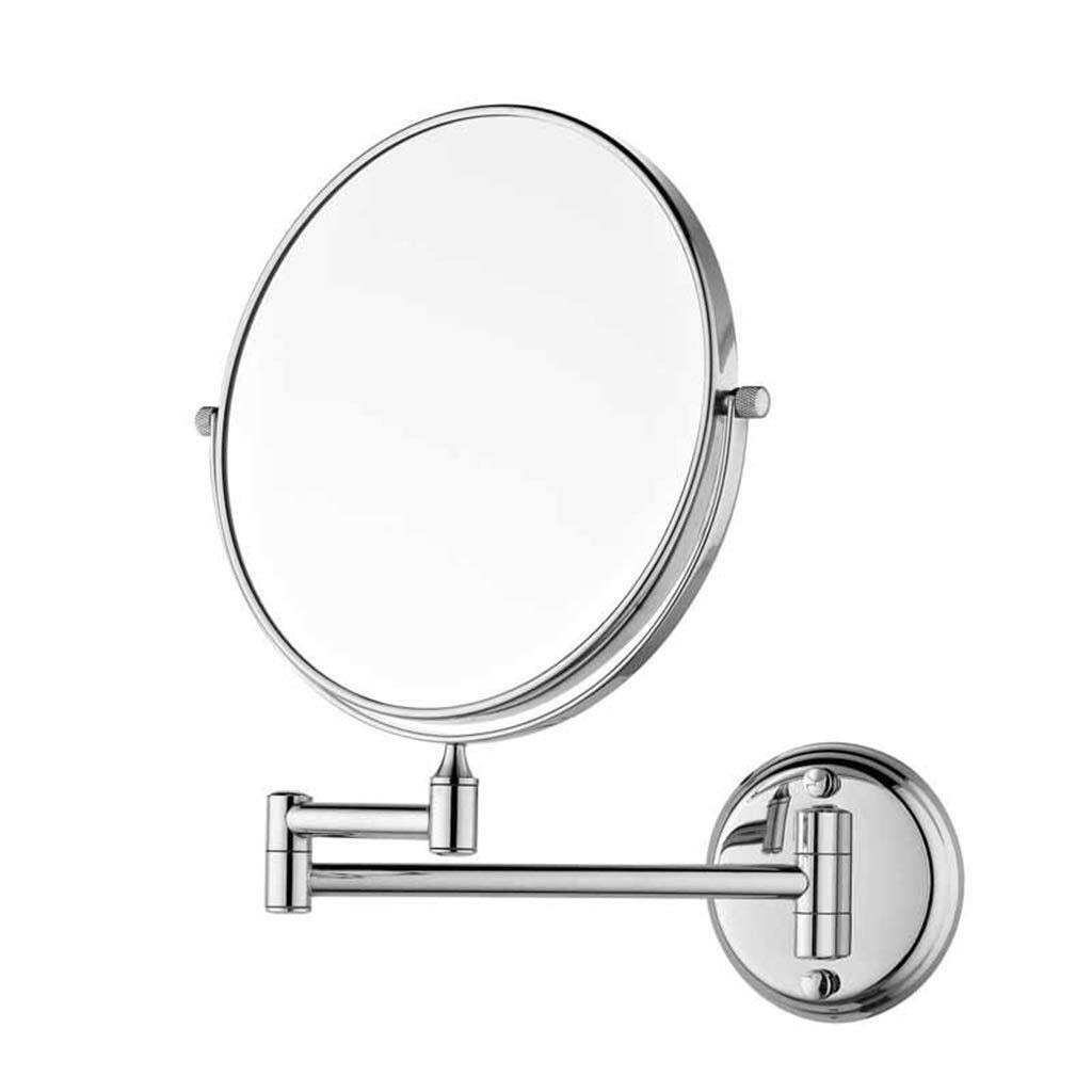 Miroir de maquillage double face pliant pour éviter les mauvaises postures en salle de bain