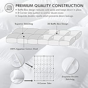 Luxuriouskingcaliforniakingsizegoosedownfiberwaterfowlfeatherfibercomforterduvet100egyptiancottoncover58ozfillweightbaffleboxdesignwhitesolid  Urban Country Home Decor Luxurious kingcalifornia king size goose down fiber waterfowl feather fiber comforter duvet 100 egyptian cotton cover 58 oz fill weight baffle box design white solid  urban country home decor
