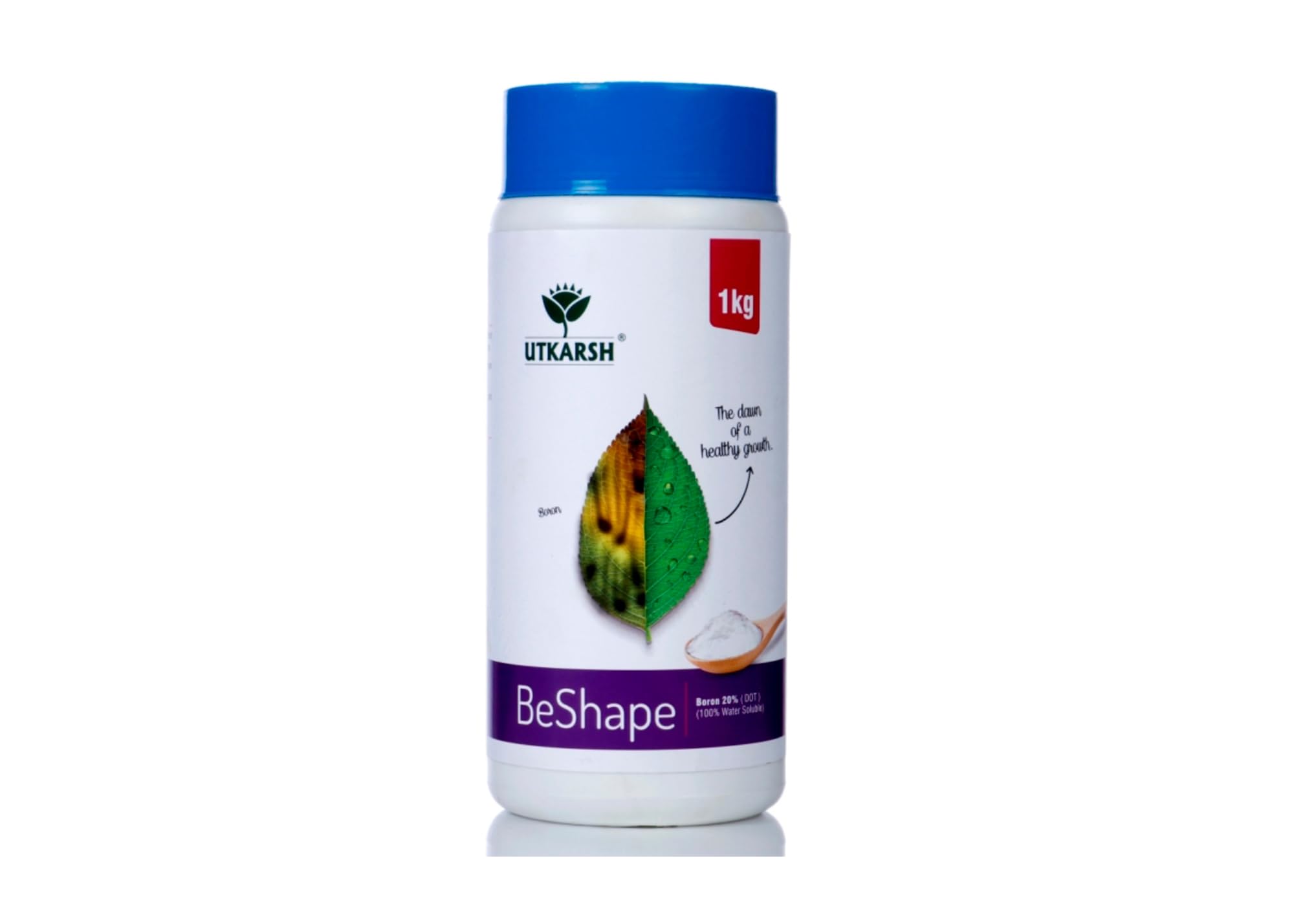 Utkarsh BeShape (Disodium Octaborate Tetrahydrate- Boron 20%, 100% Water Soluble Foliar Spray EDTA Chelated Fertilizers) Reduces Fruit Cracking, Fruit, Seed Development (1 Kg; Pack of 1) (B07FS5L1G8) Amazon Price History, Amazon Price Tracker