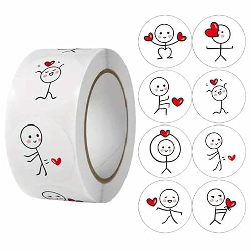 PLAYZOCO Pegatinas de dibujos pintados para Niños, stickers de dibujos pintados infantiles, pegatinas infantiles, Calcomanías Infantiles de Dibujos, 500 pegatinas de 2.5 cm