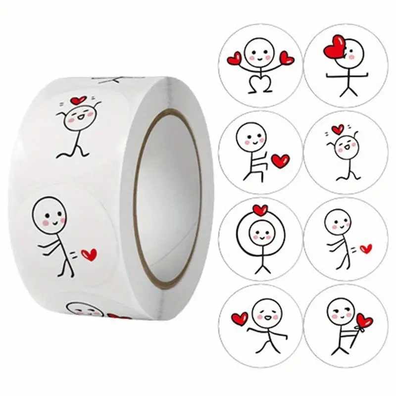 Pegatinas de dibujos pintados para Niños, stickers de dibujos pintados infantiles, pegatinas infantiles, Calcomanías Infantiles de Dibujos, 500 pegatinas de 2.5 cm