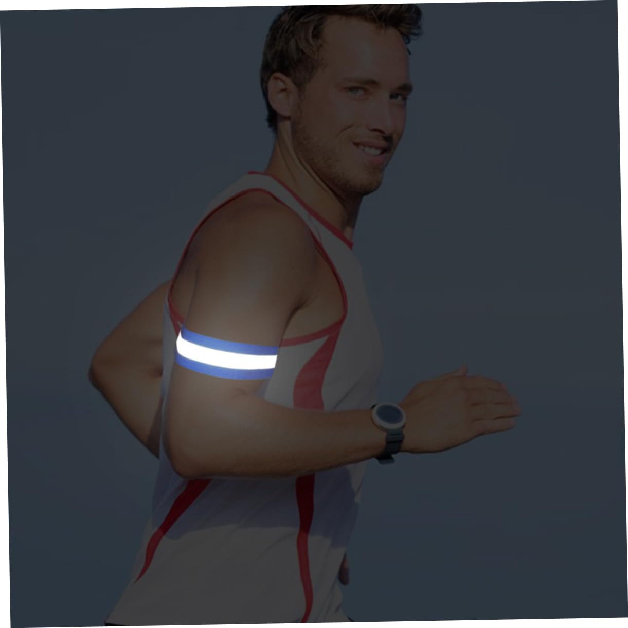 Sosoport Reflektierende Handgelenkschlaufe Armschlaufe Fahrradarmbänder Bicicleta Estatica para Ejercicios Heimtrainer Sportarmbänder Nachtlaufband Slap Armbänder Leuchtende