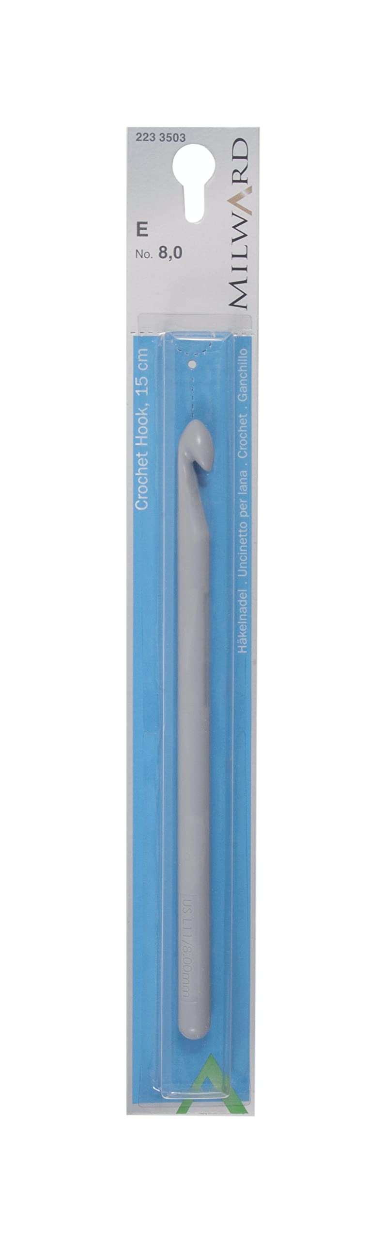 Crochet Hook for Wool, 15cm, 8.0mm