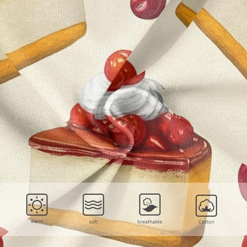 Cherry Cheesecakes Cream Toddler Girls Underwear 2t Cotton Cute Panties Girl Fun Print Briefs Underpants3