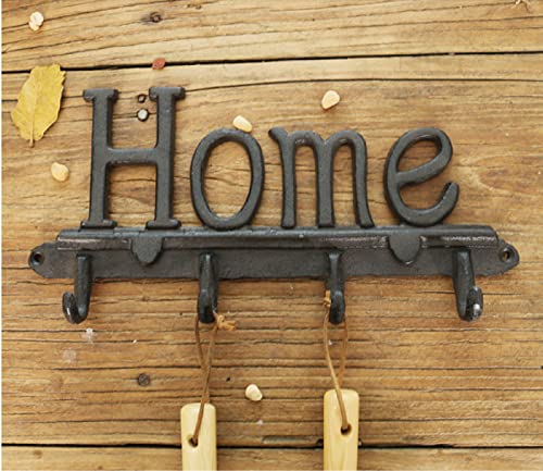 CZOOR Europäisches und amerikanisches Land Retro-Gusseisen Handwerk Schmiedeeisen Haken Wandbehang Wanddekoration HOME dekorative Haken Cover