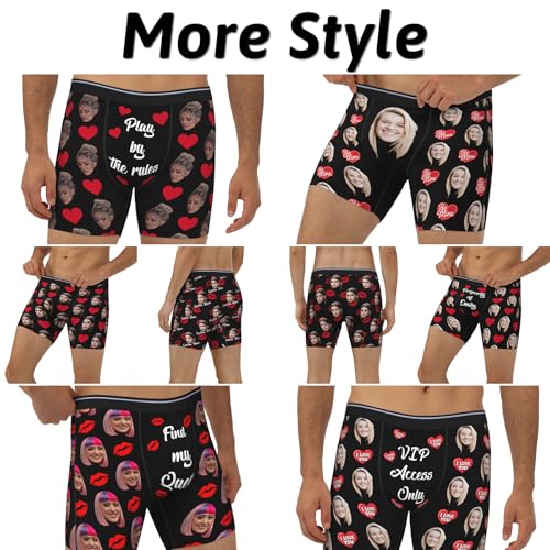 Custom boxers Personalized Boxers With Face Photo For Men Boyfriend Husband Him Best Gifts Birthday Valentine4